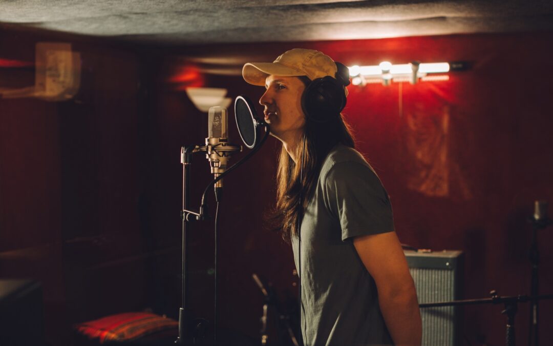 Professional vocalist recording